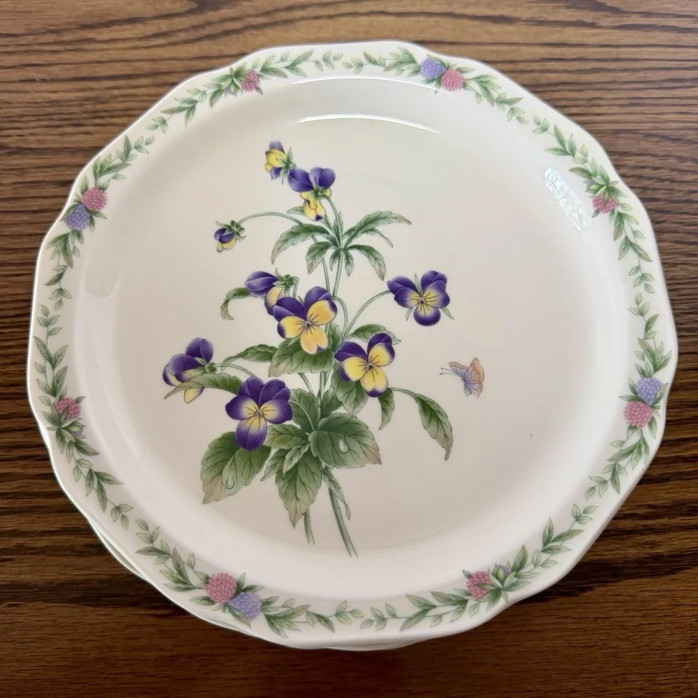 Noritake Porcelain Conservatory Gala Cuisine 4Pc 8 1/4
